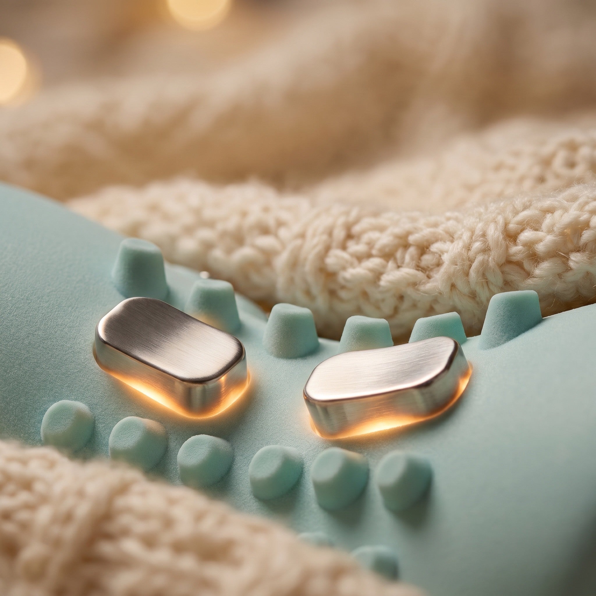 Soft silicone kneading nodes in detail