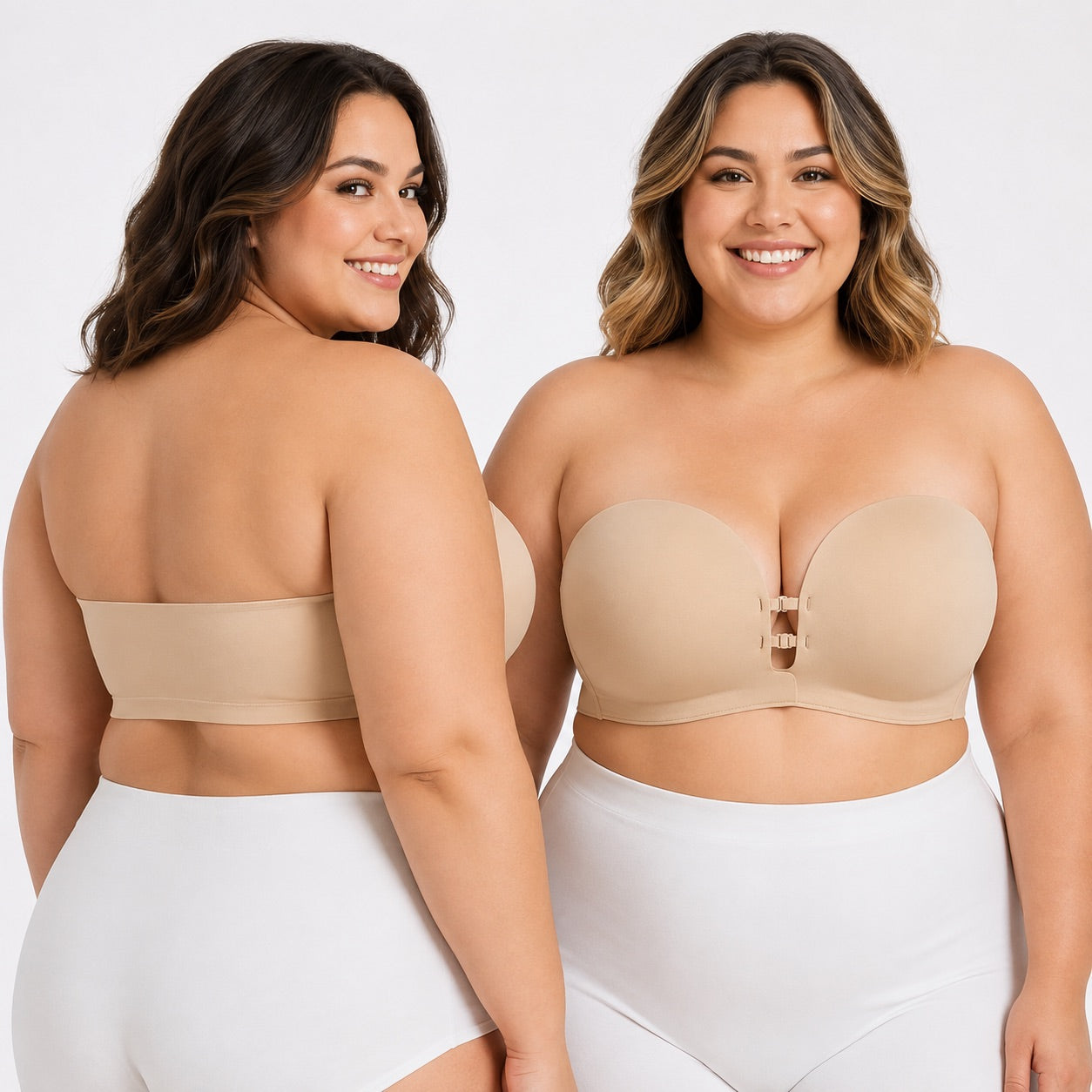 Cervly™ Strapless Front Closure Bra