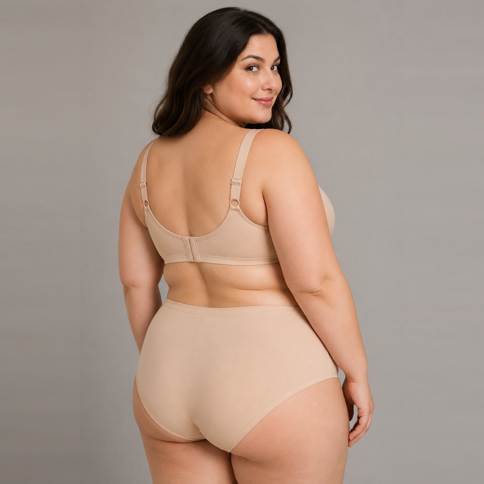 Cervly Secret Support Bra in Beige - back band